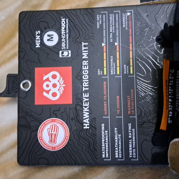 686 Grateful Dead Mittens - Picture 3 of 4